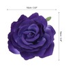 MECCANIXITY 5 Pcs Rose Flower Hair Clips 4 Inch Flower