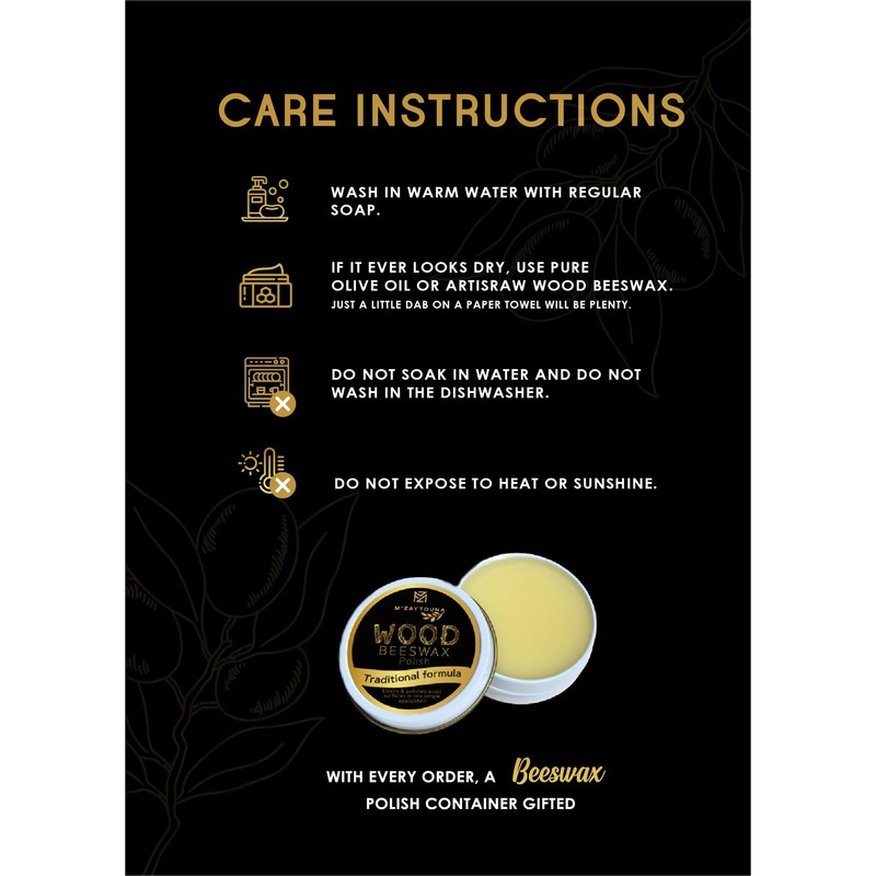 Folding Chess Board Olive Wood (Red)