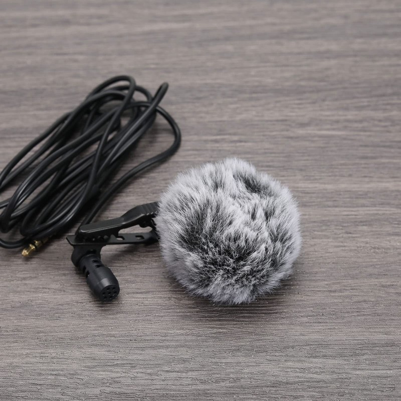 SG Store 2PCS Fur Microphone Windscreen 10cm Lavalier Mic Windbreaker