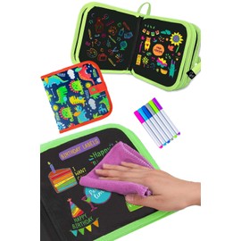 Drawing Board, Carrying, Carrying, Drawing Book, Wipe Clean and Erasable, For Children, Babies, Kids, Elementary School Students, Children, Portable, Color, Water-Based Pen Included, Mini, Compact,