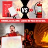 60 Pcs Emergency Fire Blankets for Home and Kitchen 40x40