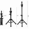 FUTAI Wig Stand Tripod for Hairdresser Practice Style Display Human