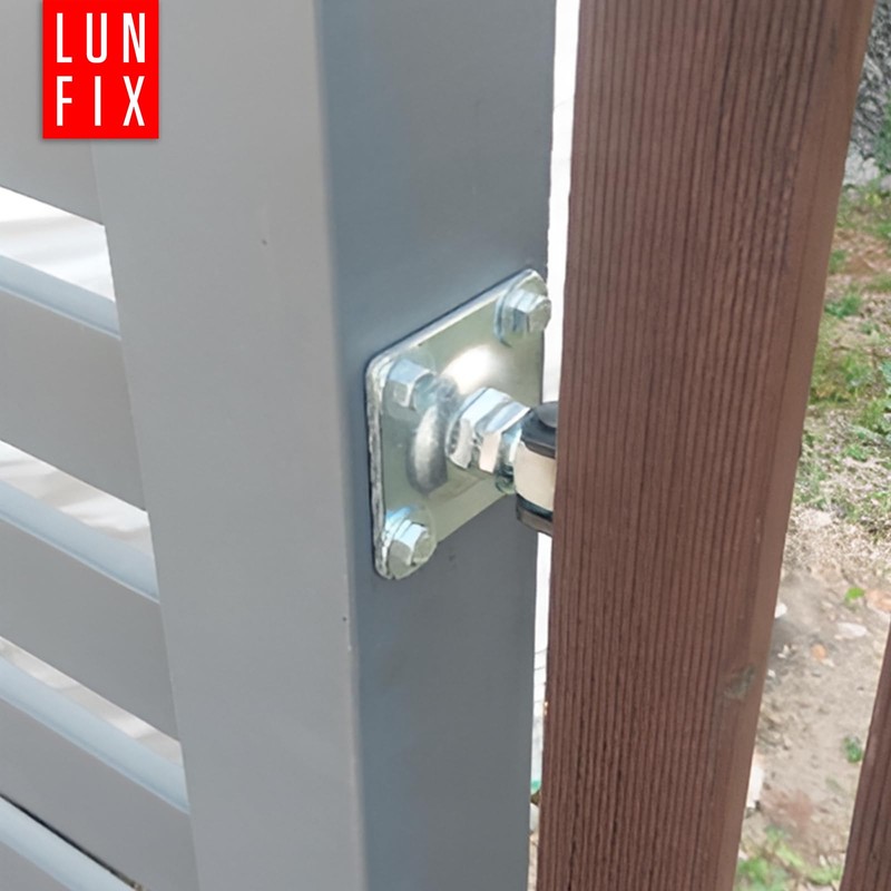 Gate Hinge Adjustable Galvanised Gate Hinges with Mounting Plate 100