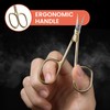 BEZOX Curved Nail Cuticle Scissors - Precision Manicure Scissors Cuticle