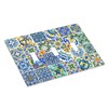 Blue/White Spanish Mexican Tile 3 Gang Triple Toggle Light Switch