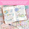 JOOTUEPO 3D Sticker Set with Cute Pink Bunny Designs, 3