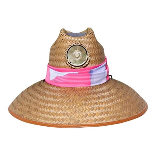KOOL BREEZE SOLAR HAT - Ladys Thurman with Scarf Straw