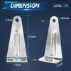 SWATOW INDUSTRIES 2PCS Light Bar Bracket, Universal Single Row LED