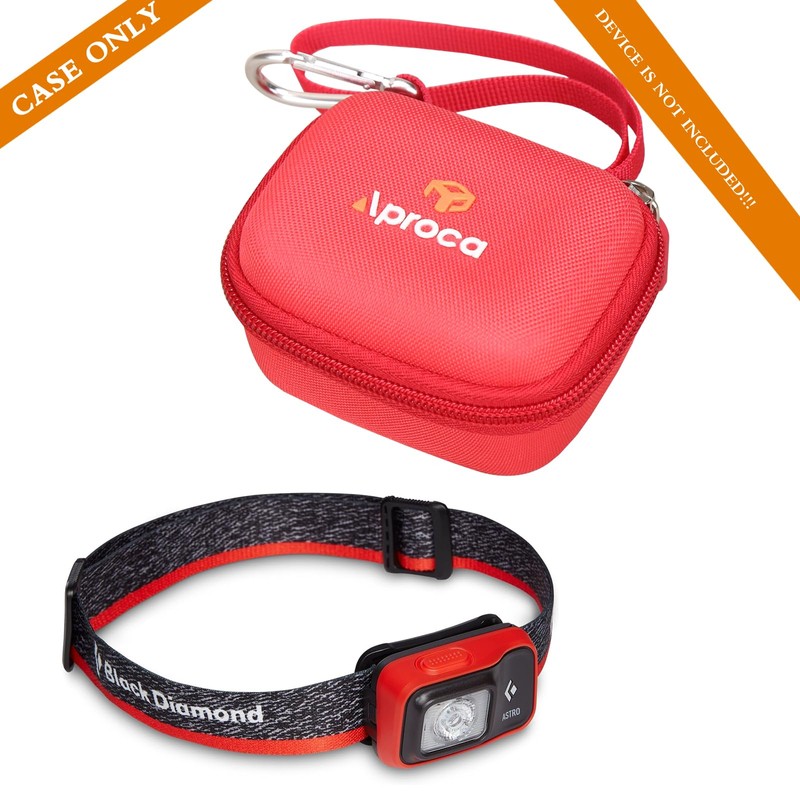 Aproca Red Portable Hard Storage Case, for Black Diamond Equipment