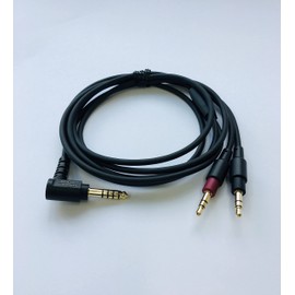 TAGO STUDIO For T3-CB43(BK) T3-03 φ4.4 mm 5 Pole Plug Balance, 4.2 yd (1.2 m), Black