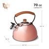 Pinky Up Hadley Stainless Steel Tea Kettle for Stovetop, Whistling