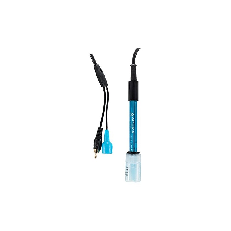 Apera Instruments 201T-F All-in-one pH Electrode, ATC, BNC/RCA Connector, Polycarbonate