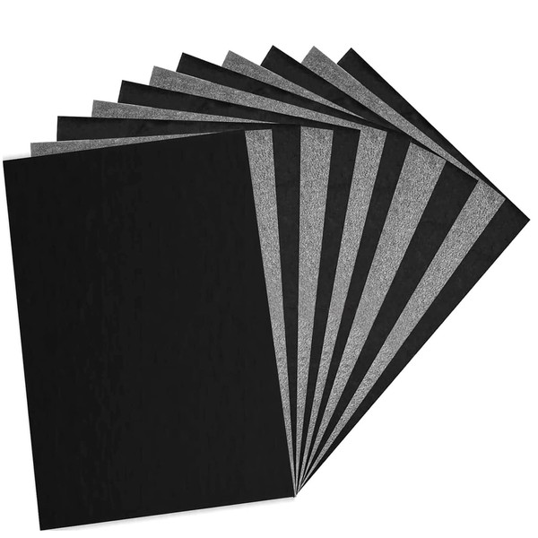DFsucces Carbon Paper, Single Sided A4 Black Graphite Transfer, Copy