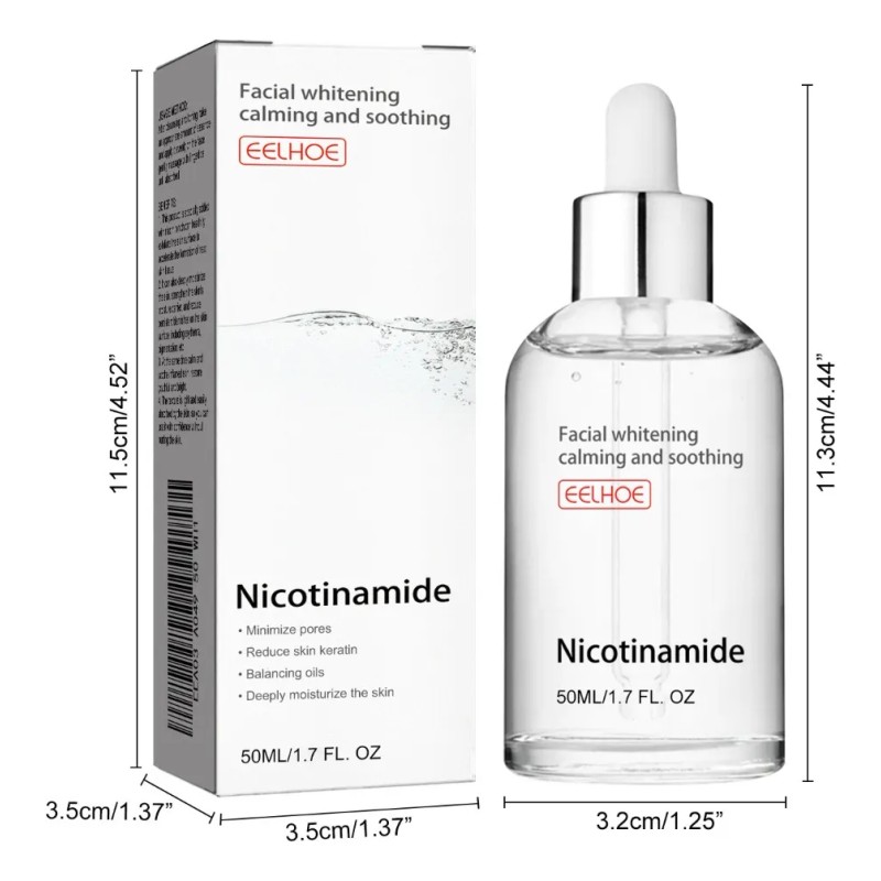 Niacina Suero Facial Desvanece Marcas De Acné Hidratación