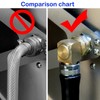 YELUN Garden Hose Swivel elbow Connector 90 Degree Solid Brass