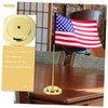 Operitacx Conference Room Flag Pole Stable Metal Flagpoles Desk Flag
