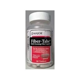 [3 Pack] Major Fiber-TABS Bulk-Forming Laxative 90CTCompare to The Same Active Ingredients in FiberCon & Save!!