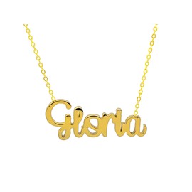 Damen-Halskette mit Namen, Edelstahl, mit Original-Geschenkbox, personalisierter Schmuck für Freunde, Brautpaar Only Faith, standard, Edelstahl, Nicht zutreffend.