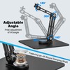Mic Stand Desk, 360° Rotatable Desktop Microphone Stand, Max Load