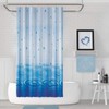 Extra Long Fabric Bathroom Shower Curtain 180cm Wide by 200cm