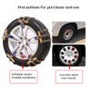 Snow Chains Car Anti Slip Tire Chains Anti Skid Tire