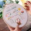 GOTDYBST Embroidery Kit, Cross Stitch Kits for Adults Beginners, for