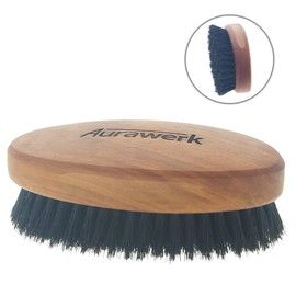 Aura Hair Brush Made of Oiled Pear Wood, Herr, Men Hair Brush with Soft Bristles, Men Brush