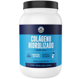 Péptidos de Colágeno Hidrolizado Puro en Polvo  Collagen Peptides Tipo I y III  Pastoreo Libre, Sin Sabor y Sin Azúcar  Para Piel, Cabello, Uñas y... 