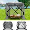 COBIZI 6x6 Pop up Gazebo Tent, Ez up Waterproof Screen