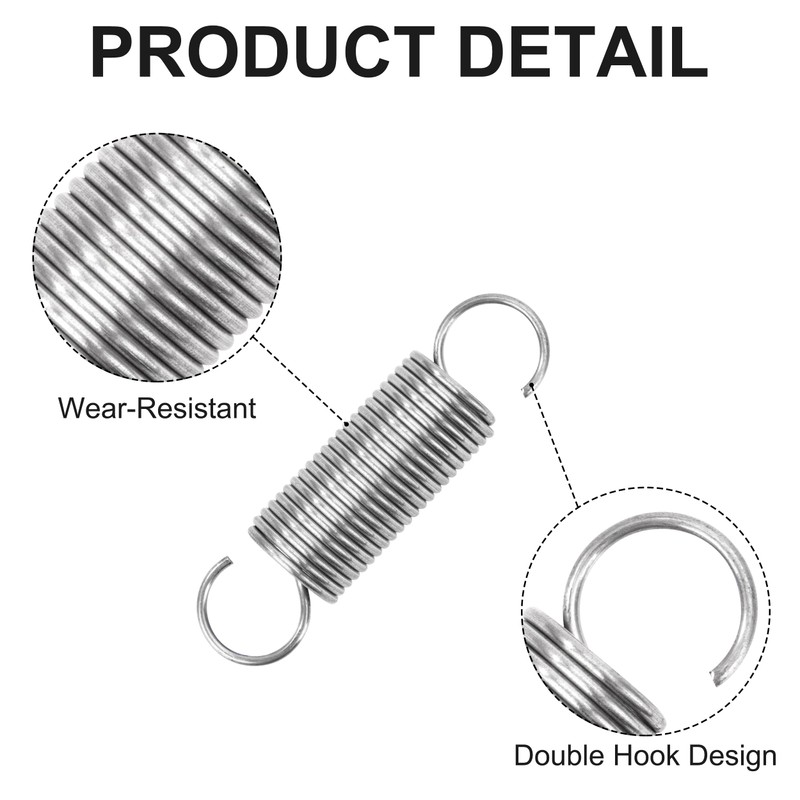 GUNGY Tension Springs with Hooks Stainless Steel Tension Spring Tension
