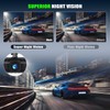 4 Channel 360°Dash Cam Front and Rear Inside Left Right,3''