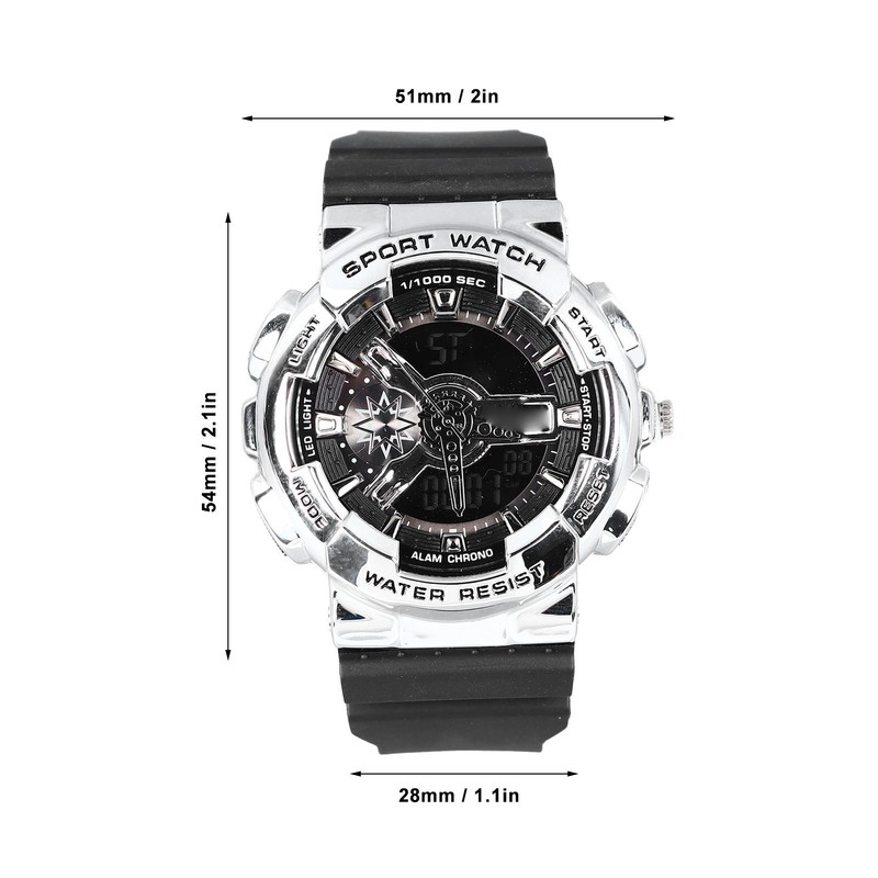 Kids Digital Watch Waterproof Multifunction Durable Easy to Read Electronic