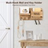 Lwenki Mail Organizer for Wall Mount – Key Holder with