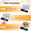 Food Scale, 33lb Digital Kitchen Scale, Stainless Steel Waterproof, 1g/0.05oz