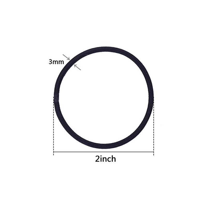 eBoot 100 Pieces Hair Elastics Hair Ties Ponytail Holders Hair