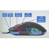 MANHATTAN Wired RGB Gaming Mouse – Long 5 ft Braided
