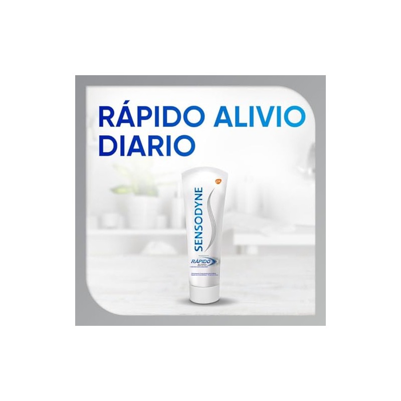 Sensodyne Rápido Alivio Blanqueador Pasta Dental para dientes sensibles, 100g
