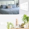 NEU 6-Gang Mid-Size Decorator Light Switch Outlet Cover Wall Plates,