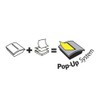 Post-it Desktop Dispenser in Black / Transparent for Super Sticky