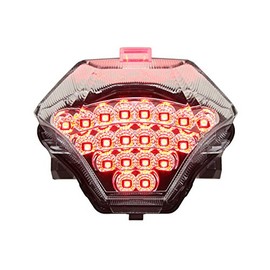 Integrated Sequential LED Tail Lights Clear Lens for 2015-2017 Yamaha FZ-07 YZF R3