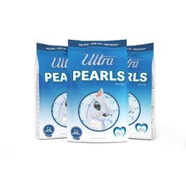 Ultra Pearls Premium Cat Litter - 99.9% Dust Free, Low Tracking, Soft on Paws, Fragrance Free - 15 Lbs. Total (3pk of 5 Lbs.)