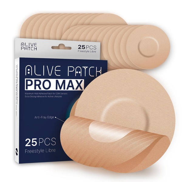 ALIVE PATCH PRO MAX | Freestyle Libre Patch 25pcs, Waterproof
