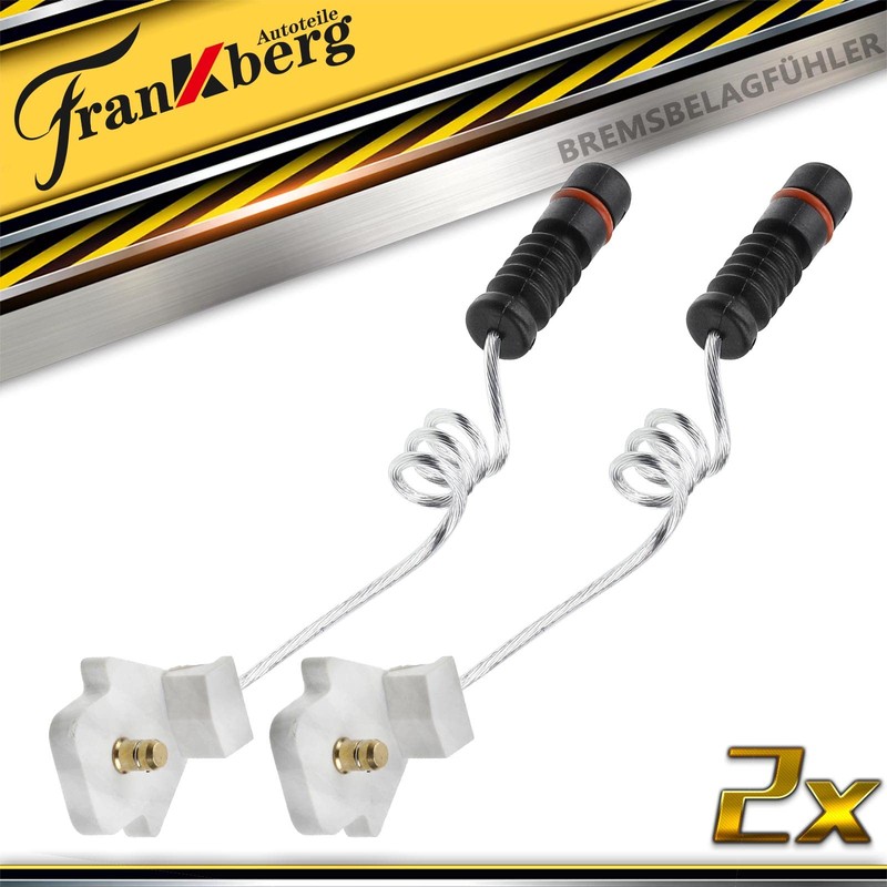 Frankberg 2 x Warning Contact Brake Pad Wear Front Left