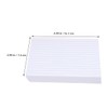 Operitacx 200Pcs Lined Index Study Cards Blank Notepads for School