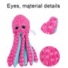 Pet Corduroy Octopus Vocal Toy Puppy Biting Training Toy for