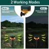 QXMH Solar Outdoor Motion Sensor Alarm: Dog Barking&Gunshot Sound, 129db