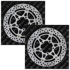 NICHE Front Brake Rotor Set For Triumph Daytona 675 675R Street Triple R Thruxton 1200 T2022080 T2021440