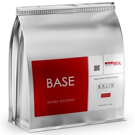 KALIX Base 14-0-0 | Hydroponic Calcium-Nitrogen Fertilizer | Fully Soluble Formula for Veg & Bloom Support | Iron Chelated | Stock Tank Ready | 2-Part System | 25lb