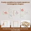 24-Piece Wooden Needlepoint Stretcher Bar Kit with 150 Tacks, 6