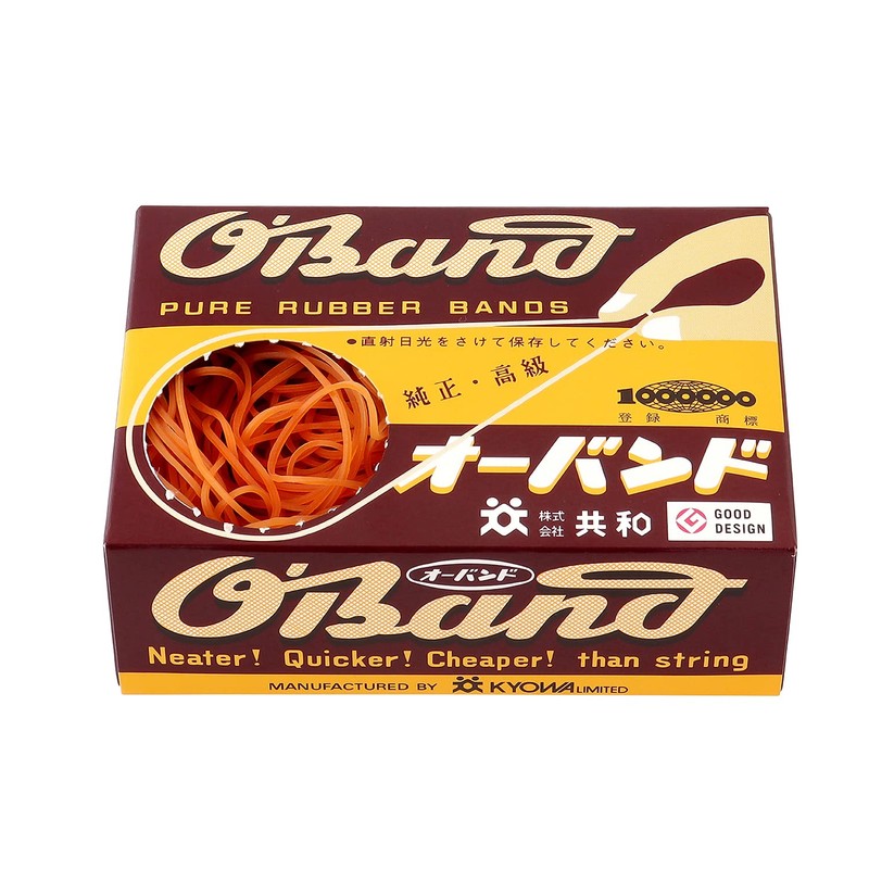 GF-011 Rubber Band Oband #14 3.5 oz (100 g) Box,